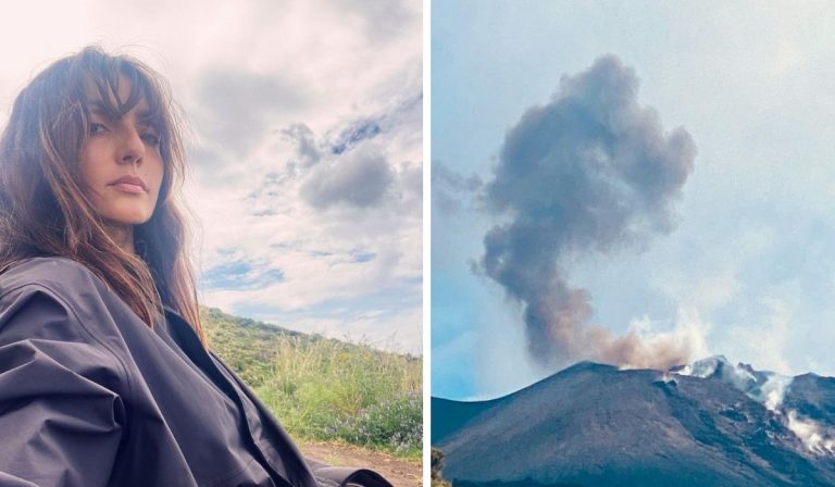 Incendio Stromboli Ambra Angiolini