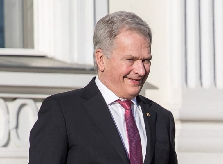 Il presidente finlandese Sauli Niinisto