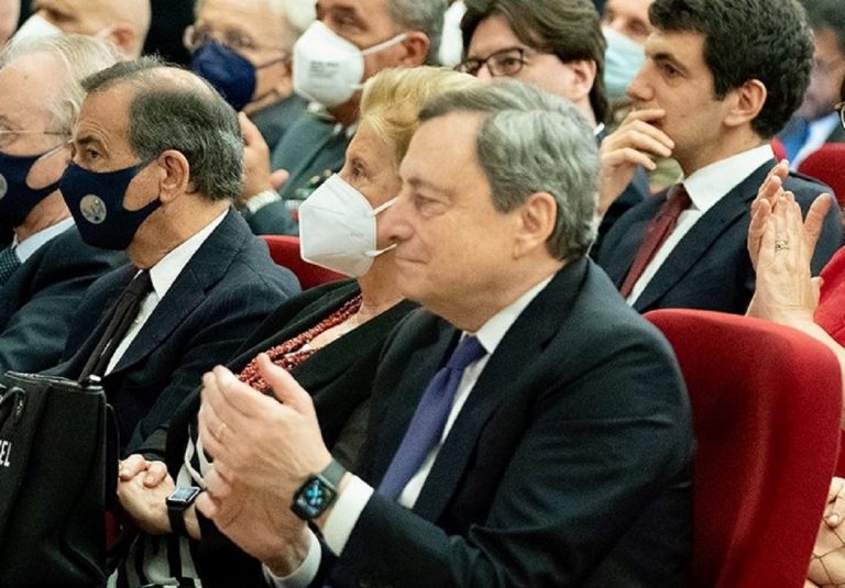 Il premier Mario Draghi
