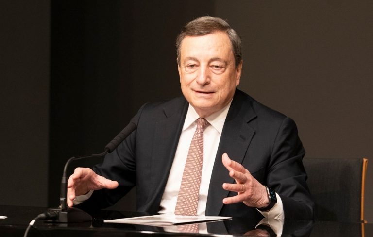 Il premier Mario Draghi