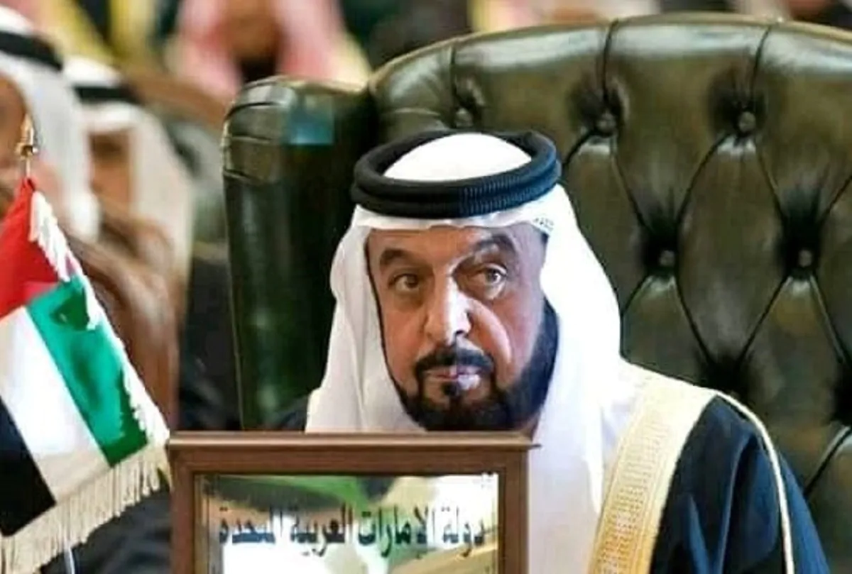 Lo sceicco e presidente EAU Khalifa bin Zayaed