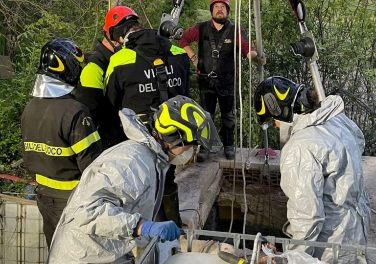 Il recupero della salma di Pedrazzini
