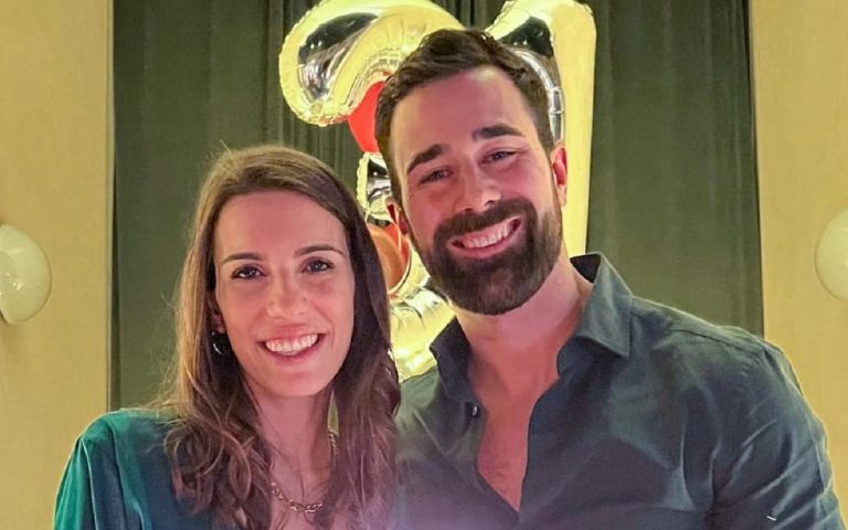 Roberto con la moglie Eleonora Aurito