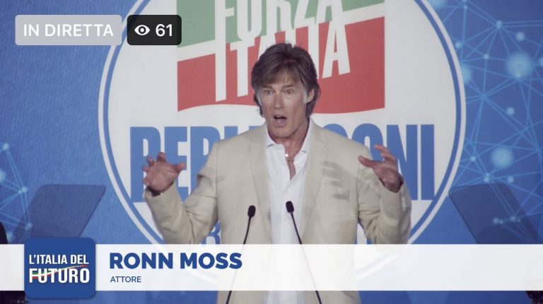Ron Moss Forza Italia