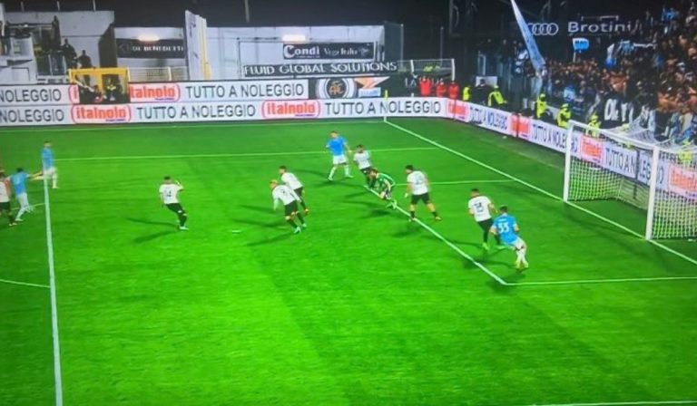 Spezia Lazio insulti tv