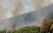 Le fiamme a Stromboli