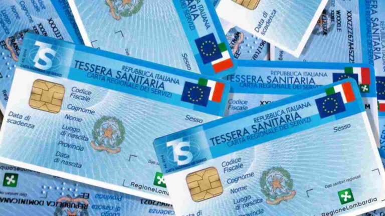 tessera sanitaria multa