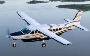 Un aereo Cessna 208 monomotore