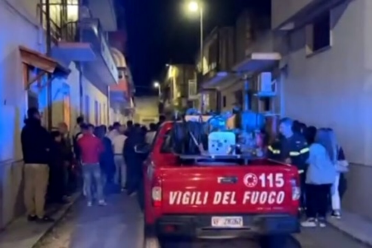foggia esplosa bombola gas