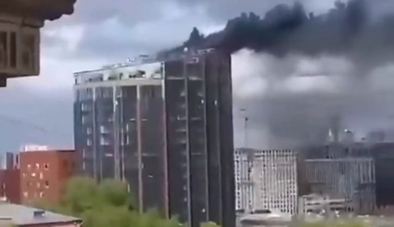 incendio dm tower Mosca