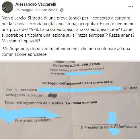 Post razza europea