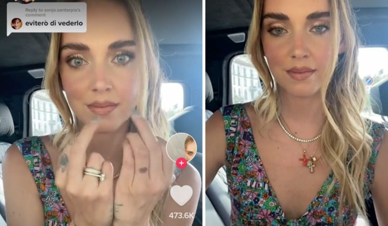 Chiara Ferragni dito medio