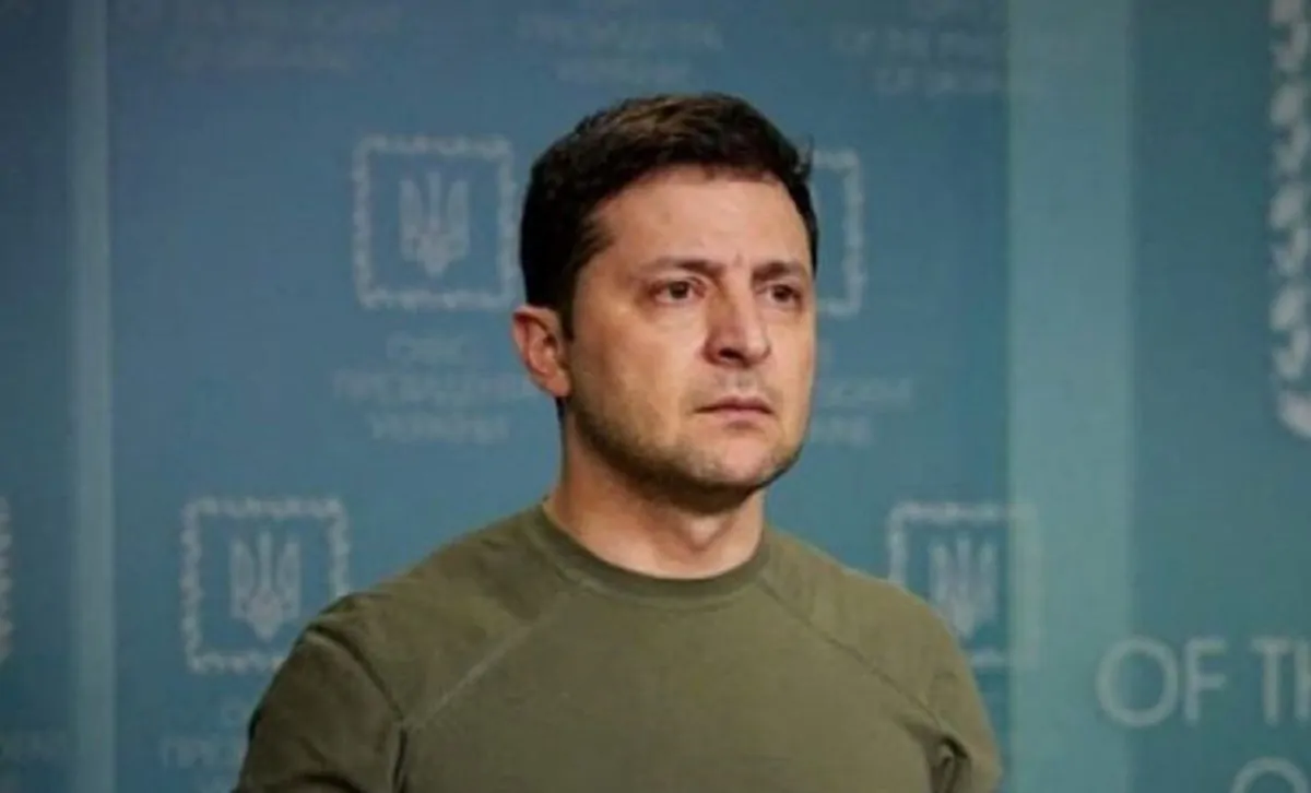 Il presidente ucraino Volodymyr Zelesnky