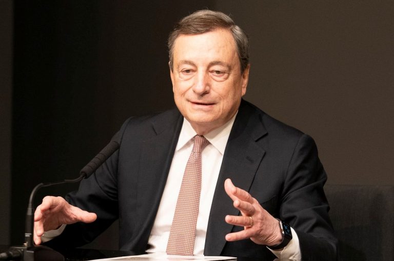 Il premier Mario Draghi