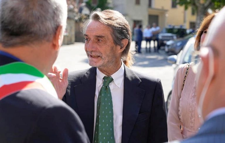 Il governatore lombardo Attilio Fontana