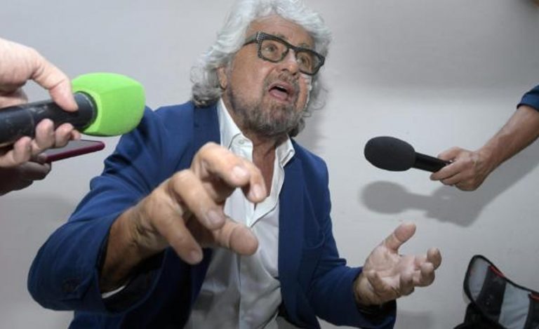 Il garante dei Cinquestelle Beppe Grillo