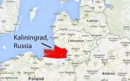 Dalla cartina si desume subito perché Kaliningrad sia così strategica per Mosca