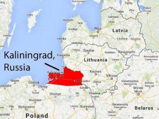Dalla cartina si desume subito perché Kaliningrad sia così strategica per Mosca