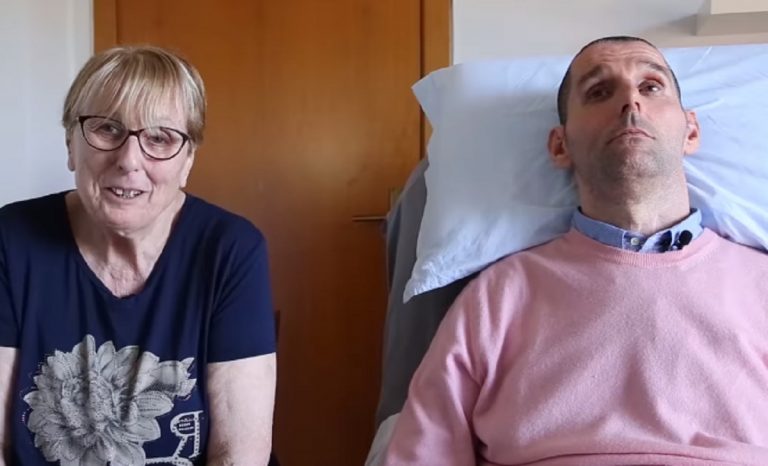 La signora Rosia Maria con Federico