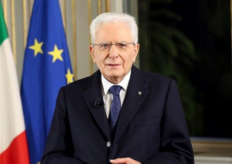 Il capo dello Sato Sergio Mattarella