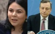 Michela Murgia e Mario Draghi