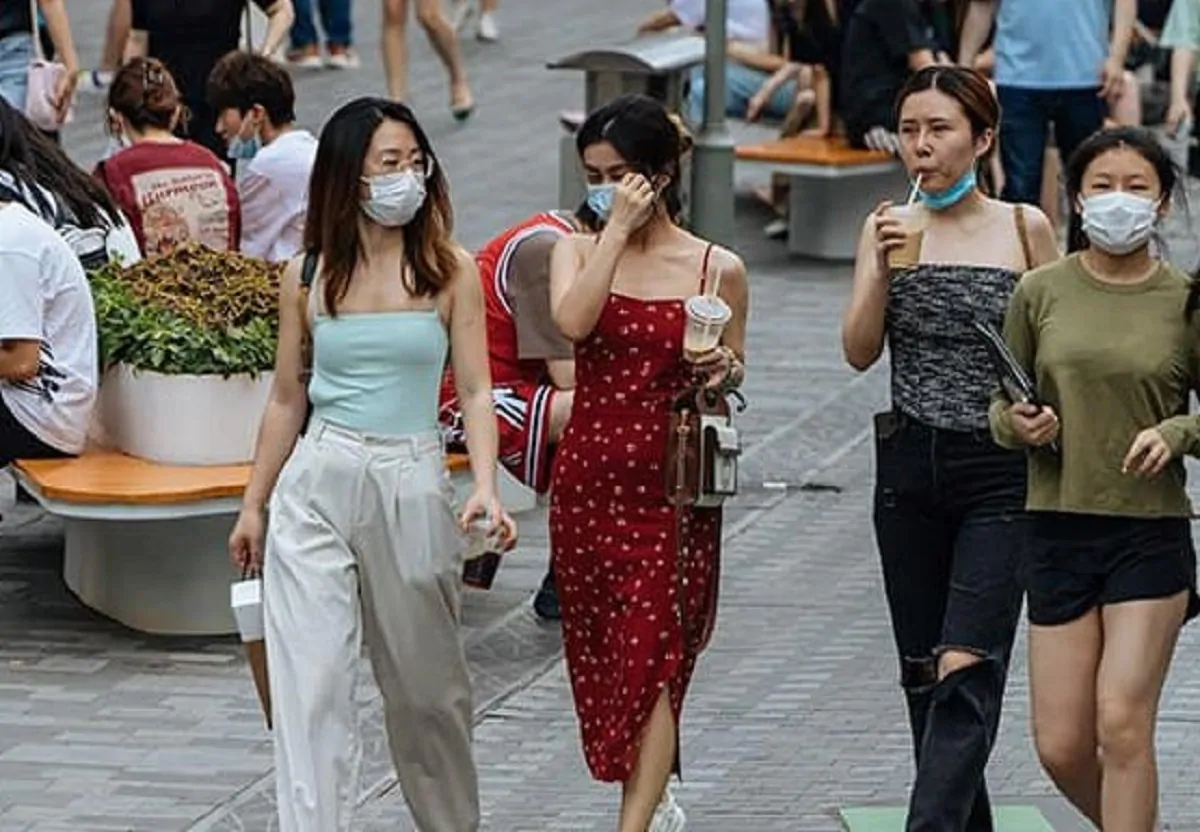 Il quartiere di Sanlitun, dove è esploso il focolaio