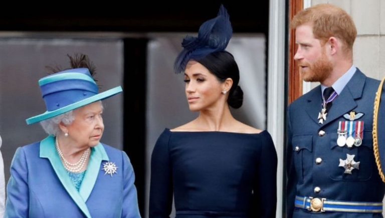 Regina Elisabetta, Harry e Meghan