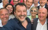 Matteo Salvini a Frosinone per il ballottaggio amministrativo