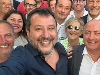 Matteo Salvini a Frosinone per il ballottaggio amministrativo