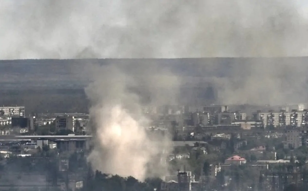 Severodonetsk bombardata