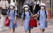 In Giappone per i bambimi vigeva la regola del silenzio durante i pasti a scuola