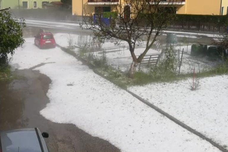 maltempo grandinata a limana