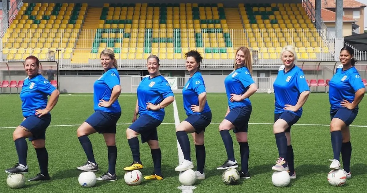 nazionale italiana curvy calcio