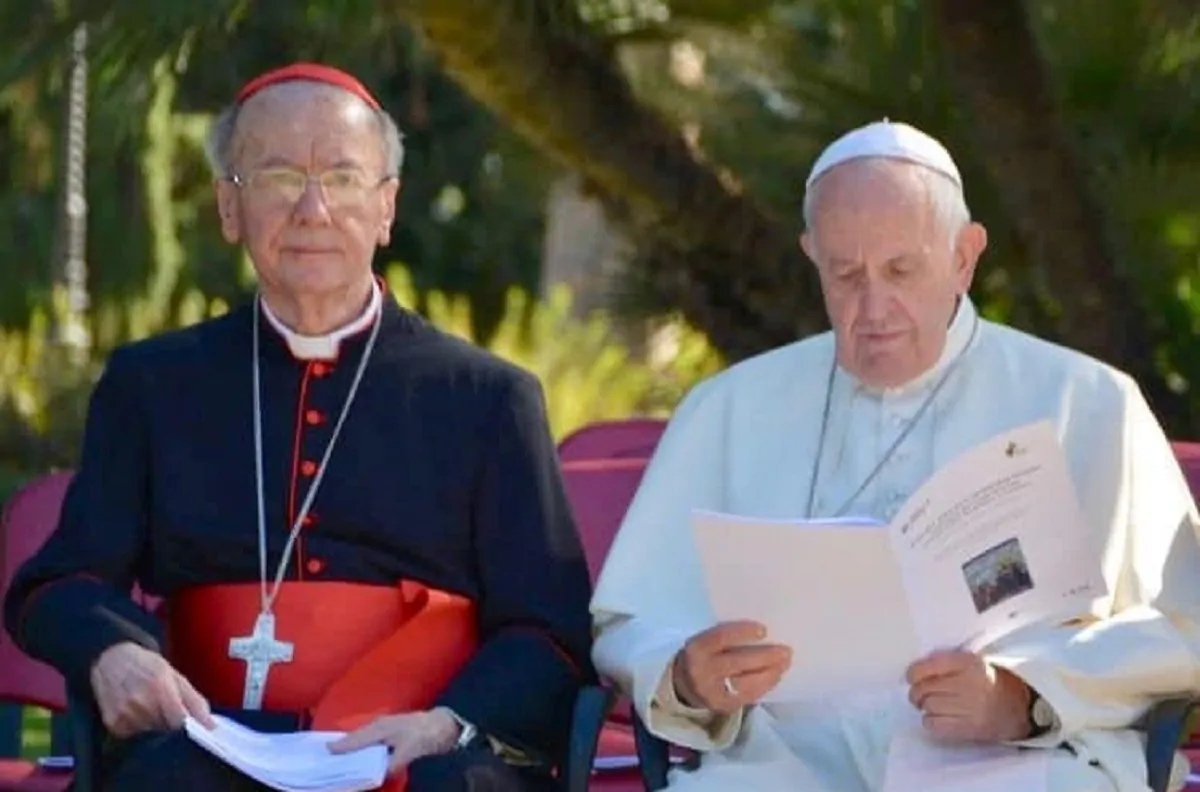 Il cardinal Claudio Hummes e Papa Francesco
