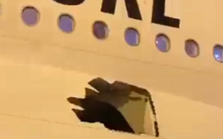 Il foro nella carlinga del Boeing