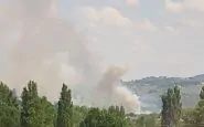 Foto dell'incendio