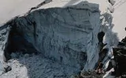 Il ghiacciaio del Monviso, da cui nasce il Po