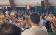 Salvini e la folla di leghisti a Domodossola