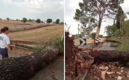 downburst a Polignano a Mare