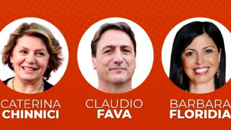 I tre candidati alle primarie in Sicilia