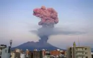 Il Sakurajima in attività