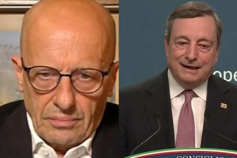 Alessandro Sallusti Mario Draghi