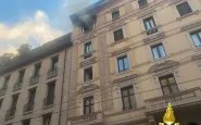 incendio centro Milano