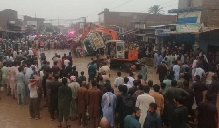 La terribile scena dell'incidente