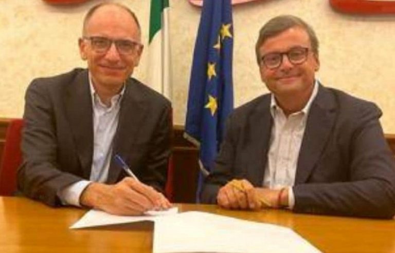 Enrico Letta e Carlo Calenda