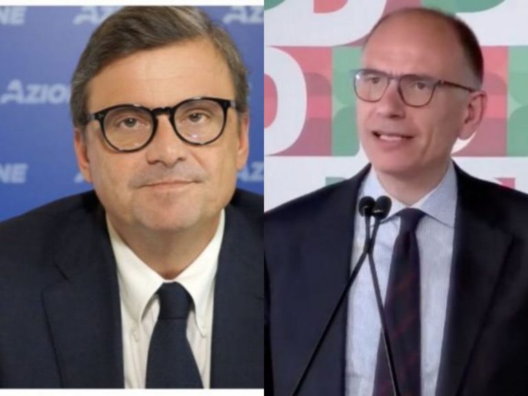 Carlo Calenda ed Enrico Letta