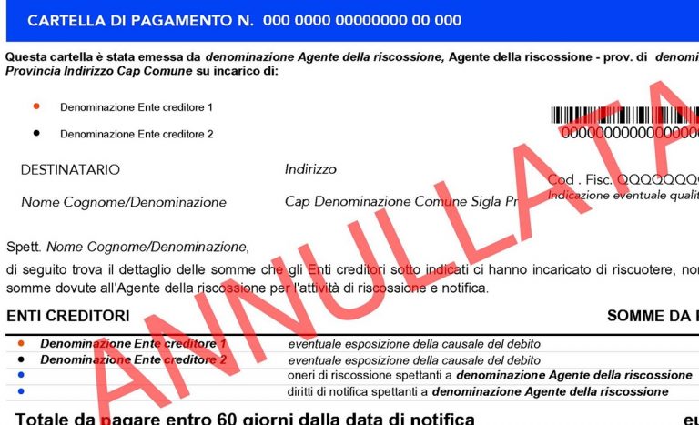 Addio rottamazione cartelle esattoriali