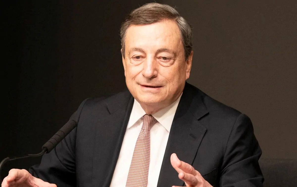 Il premier uscente Mario Draghi