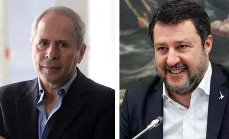 Andrea Crisanti e Matteo Salvini