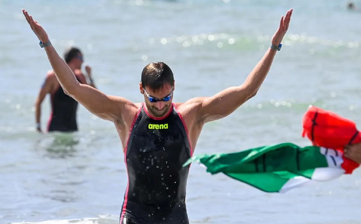 La gioia di Domenico Acerenza è il simbolo dell'Italia cannibale agli Europei di nuoto